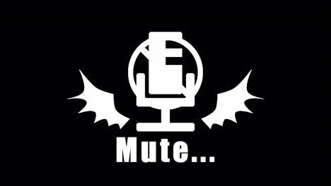 Teufels-Mute-Symbol-Textanimation-1080p-–-30-Fps-–-Alphakanal